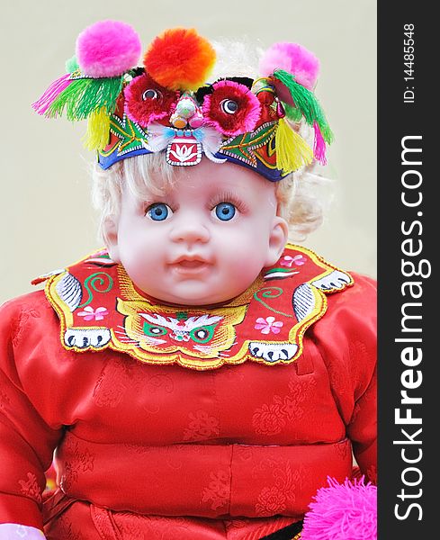 Doll in Chinese traditional dress