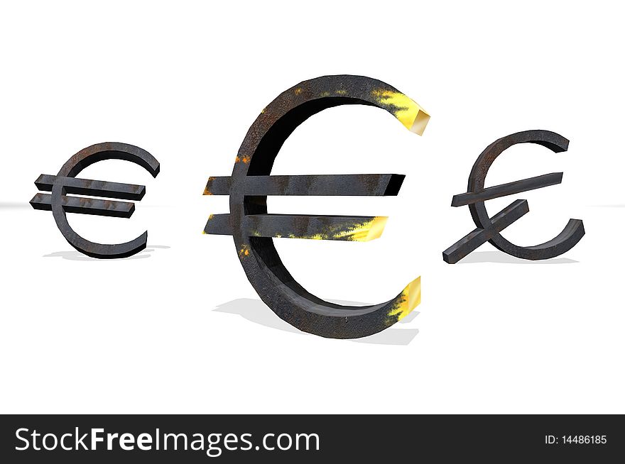 The Rust European Dollar Sign