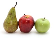 Three Fruits Royalty Free Stock Photo Three Fruits Royalty Free Stock Photo