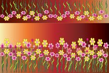 Funky Flowers. Royalty Free Stock Photo Funky Flowers. Royalty Free Stock Photo