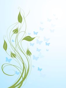 Abstract Background With Butterflies Royalty Free Stock Photo Abstract Background With Butterflies Royalty Free Stock Photo