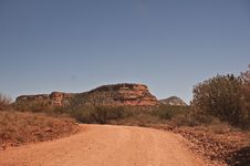 Dirt Road Into Sedona S Red Rock Country Royalty Free Stock Photography