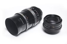 Two M42 Lenses Stock Image