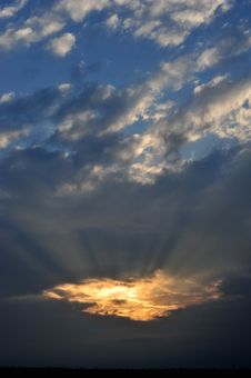 Spectacular Sunset Stock Photography Spectacular Sunset Stock Photography