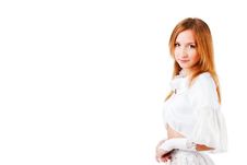 Sexy Attractive Girl In A Wedding Dress Royalty Free Stock Image Sexy Attractive Girl In A Wedding Dress Royalty Free Stock Image