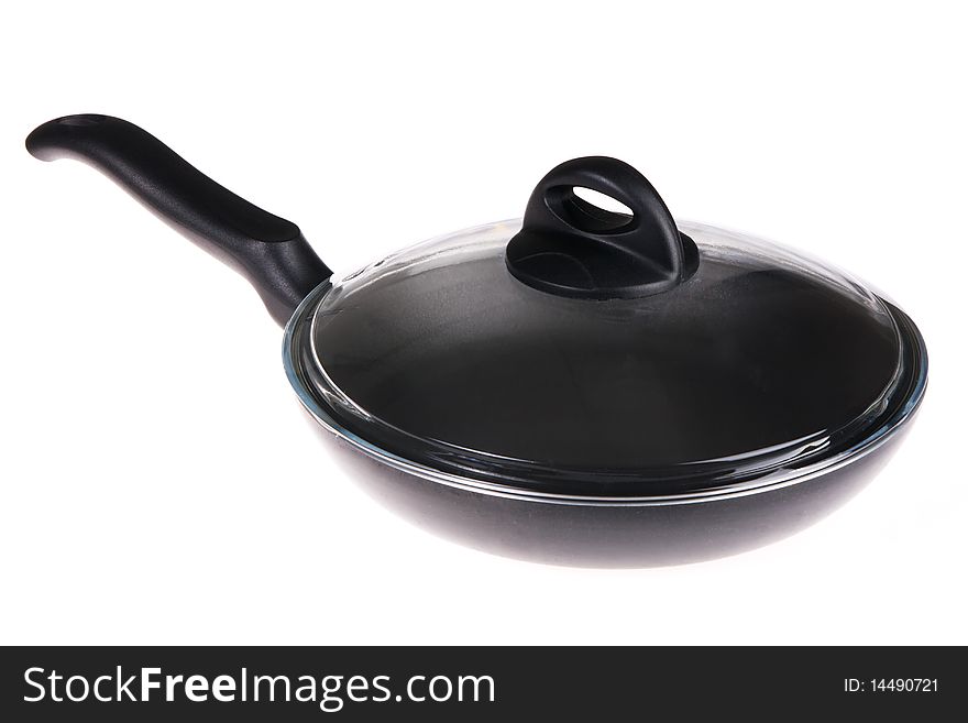 Frying pan, isolated on white background