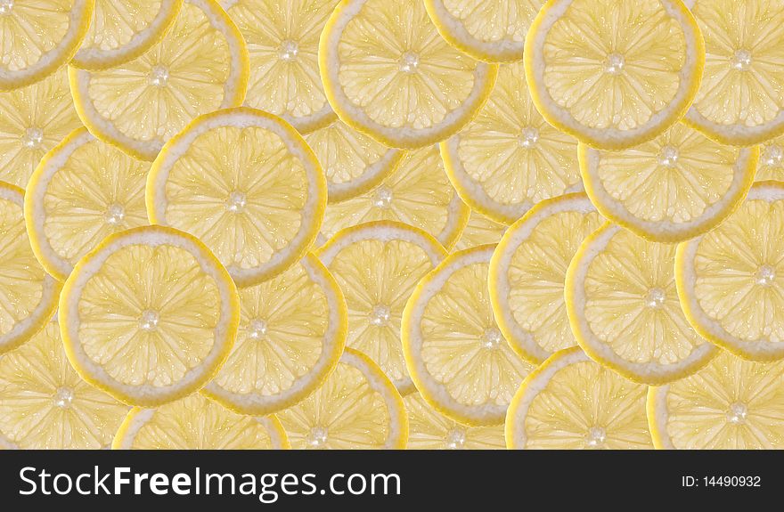 Hi res lemons slices background