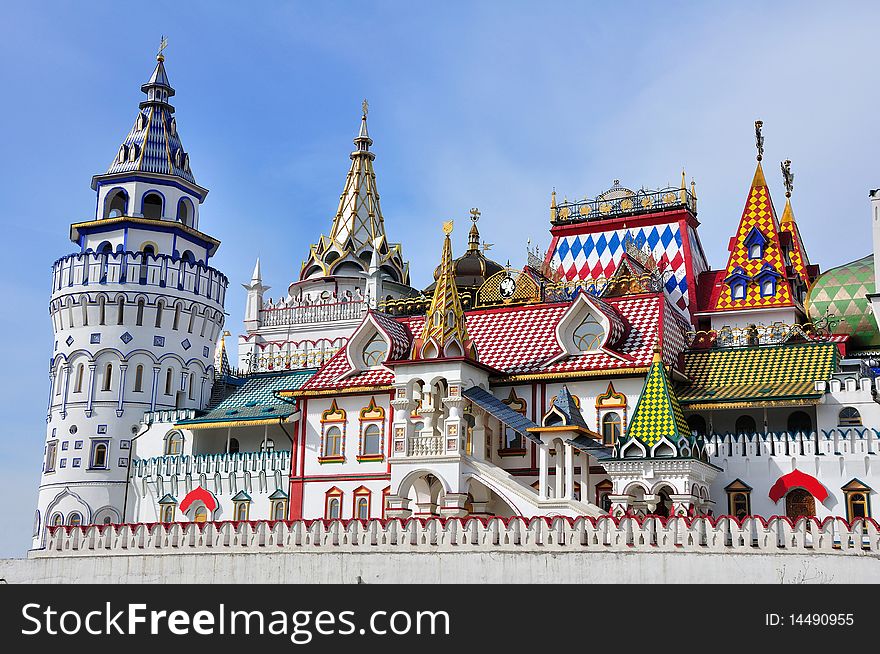 Castle in Izmailovo (Vernisag).Moscow.