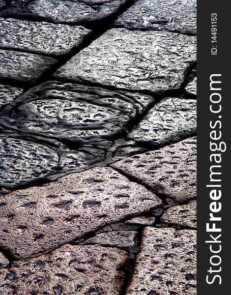 Background of ancient stone floor. Background of ancient stone floor