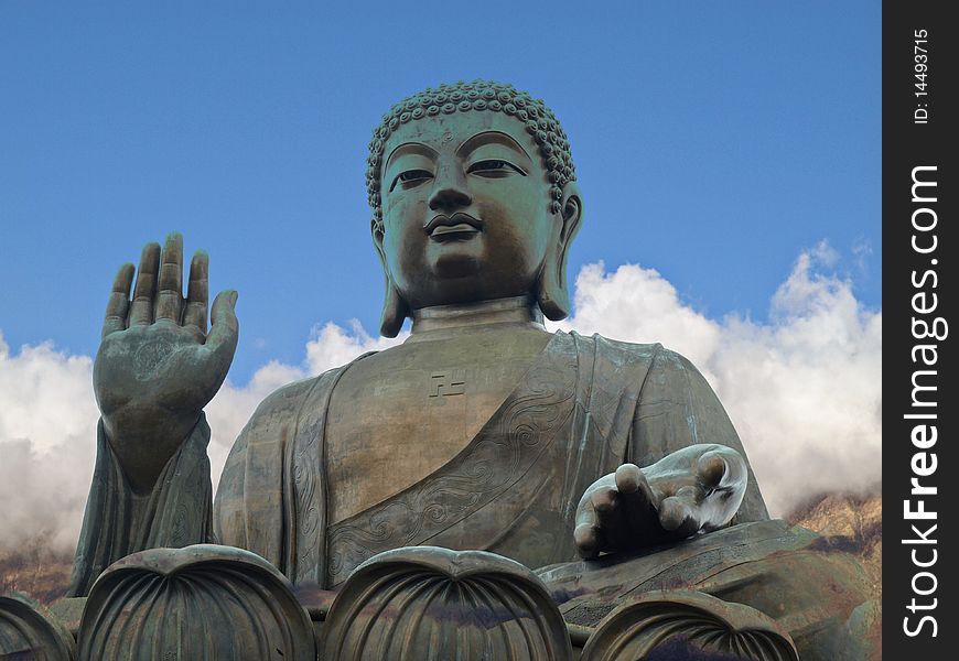 Tian Tan Giant Buddha From Po Lin Monastery Hong K