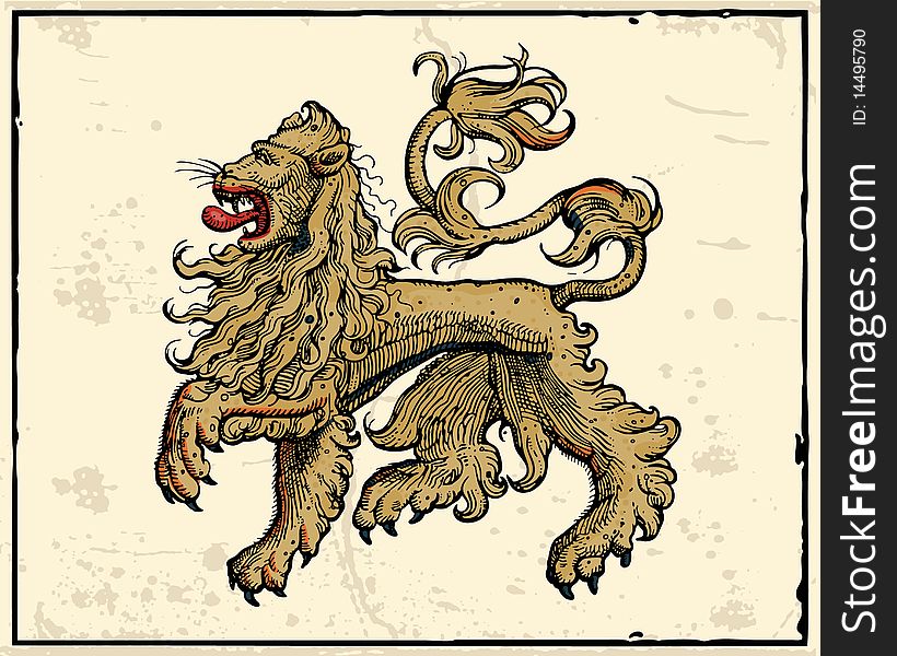 Heraldic Lion