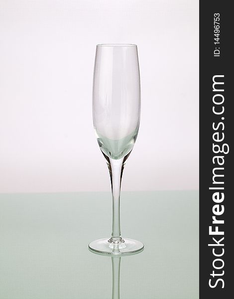 Champagne Flute  on a isolated background. Champagne Flute  on a isolated background.