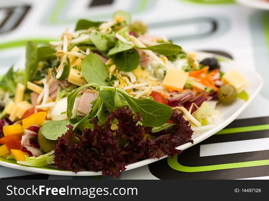 Big Platter,fresh ,big italian summer salad