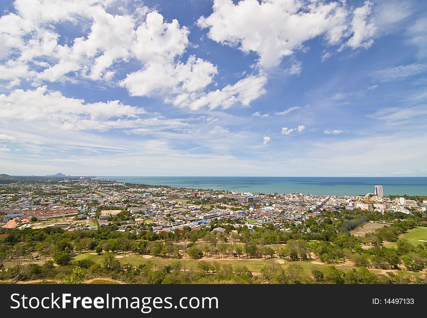 This picture is the landscape of Hua Hin,Thailand. This picture is the landscape of Hua Hin,Thailand