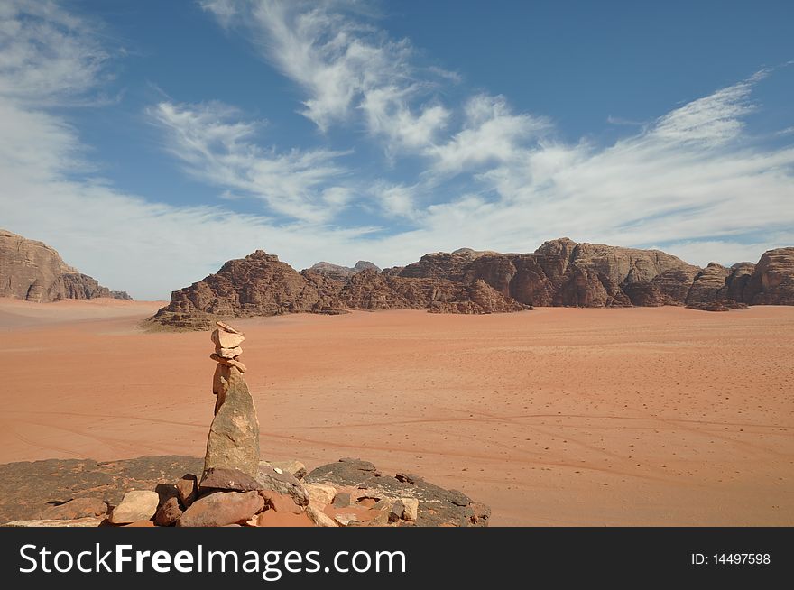 Wadi Rum Cairn