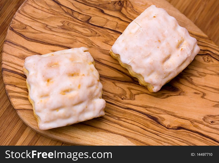 Fresh apple turnover ,close up