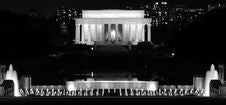 Lincoln And World War Two Memorial Stock Photos Lincoln And World War Two Memorial Stock Photos