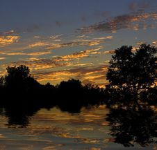 Sunset Reflections Royalty Free Stock Photo Sunset Reflections Royalty Free Stock Photo