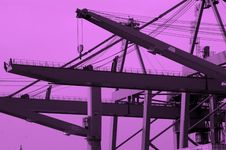 Abstract Dockyard Cranes Stock Photography Abstract Dockyard Cranes Stock Photography
