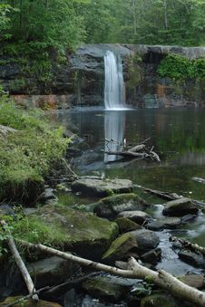 Wolf Creek Falls Stock Image
