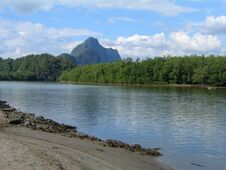 Approaching Thailand S Phang Nga Bay Royalty Free Stock Photos Approaching Thailand S Phang Nga Bay Royalty Free Stock Photos