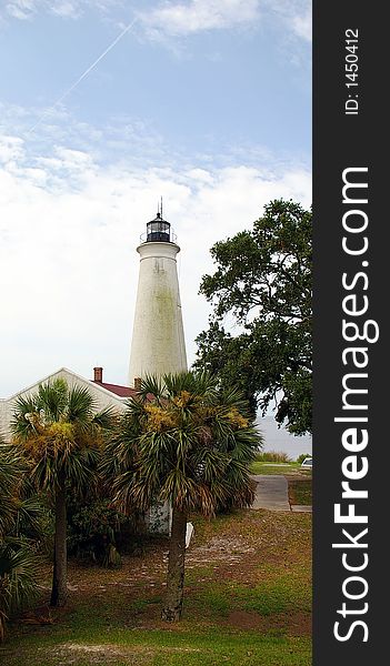 St. Marks lighthouse in northern Florida. St. Marks lighthouse in northern Florida