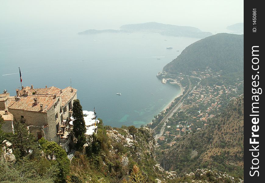 A view from the exotic jardin in eze