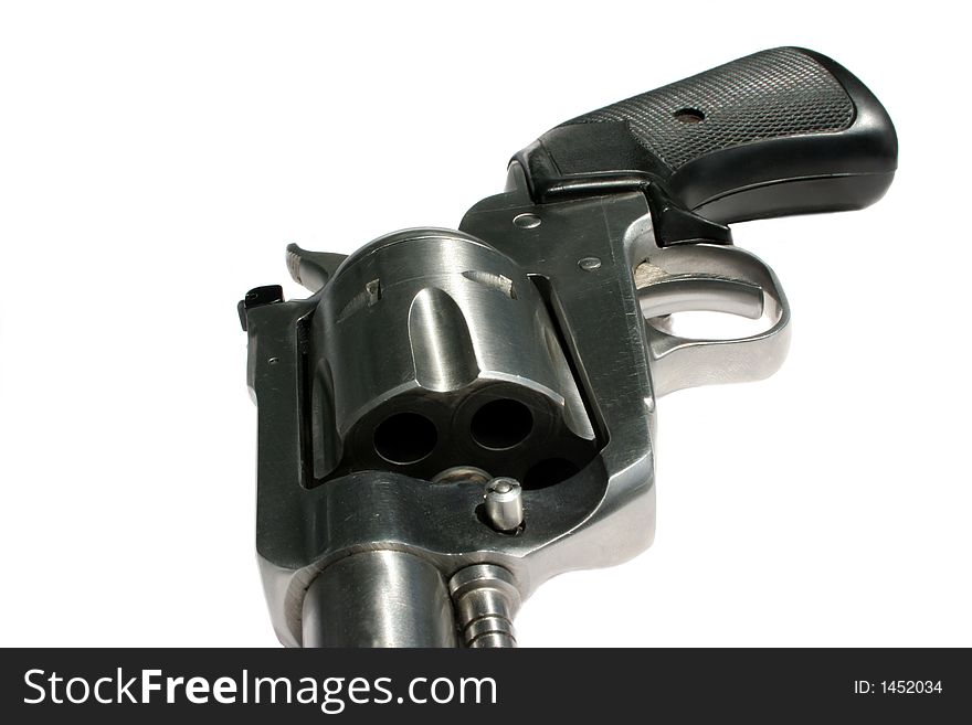 44 magnum revolver on a white background