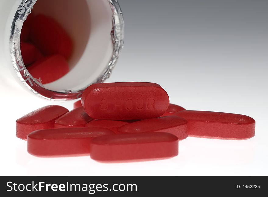 Photo of Red Pills - 8 Hour Relief - Aspirin