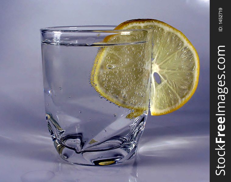 Water and lemon