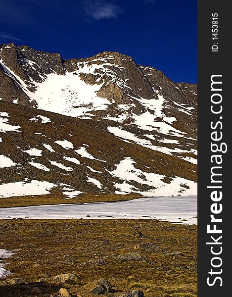 Mountain and Blue Skies in Colorado. Mountain and Blue Skies in Colorado