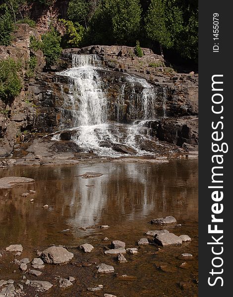 Lower Gooseberry Falls in Minnesota