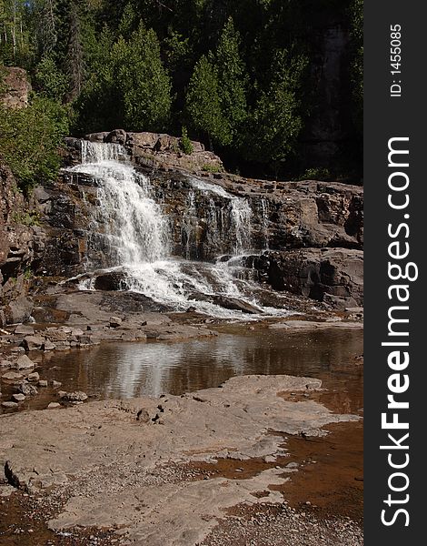 Lower Gooseberry Falls in Minnesota