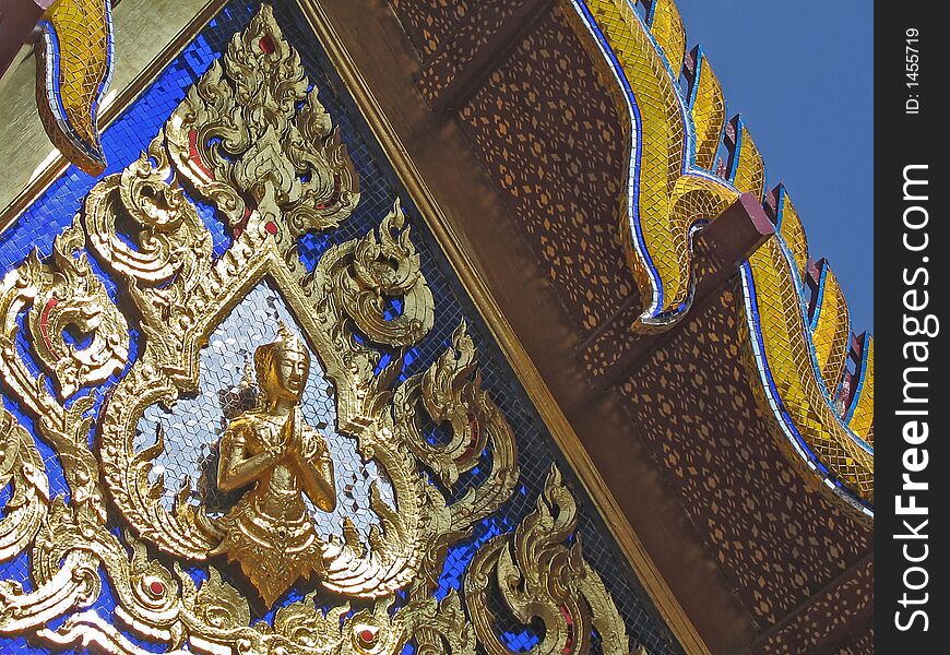 Detail of a temple in Bangkok