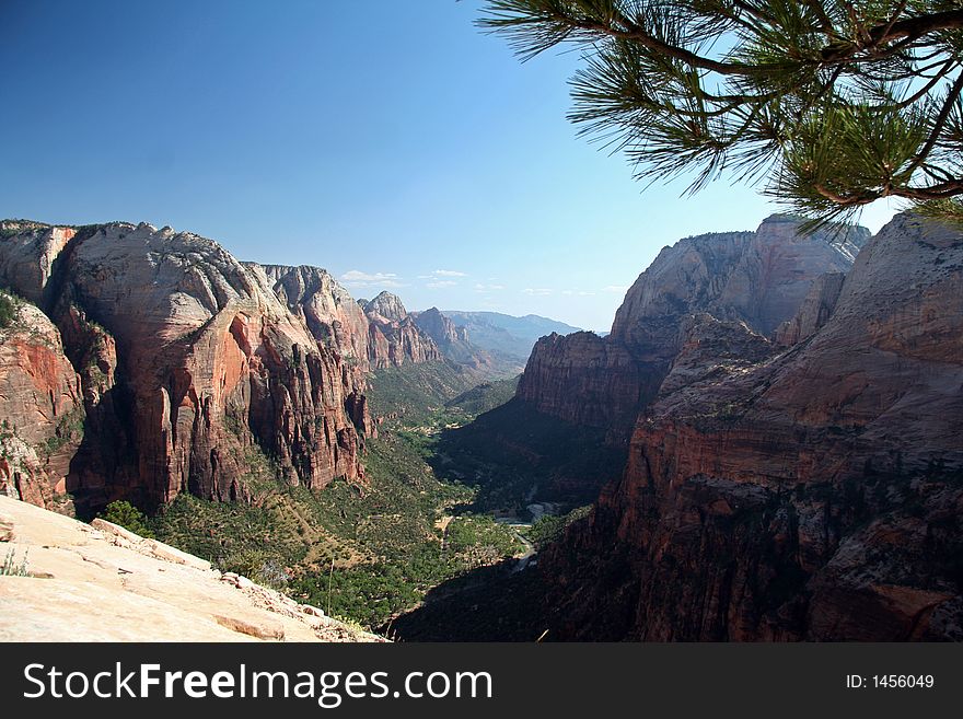 Zion Canyon National Park - Utah - USA. Zion Canyon National Park - Utah - USA