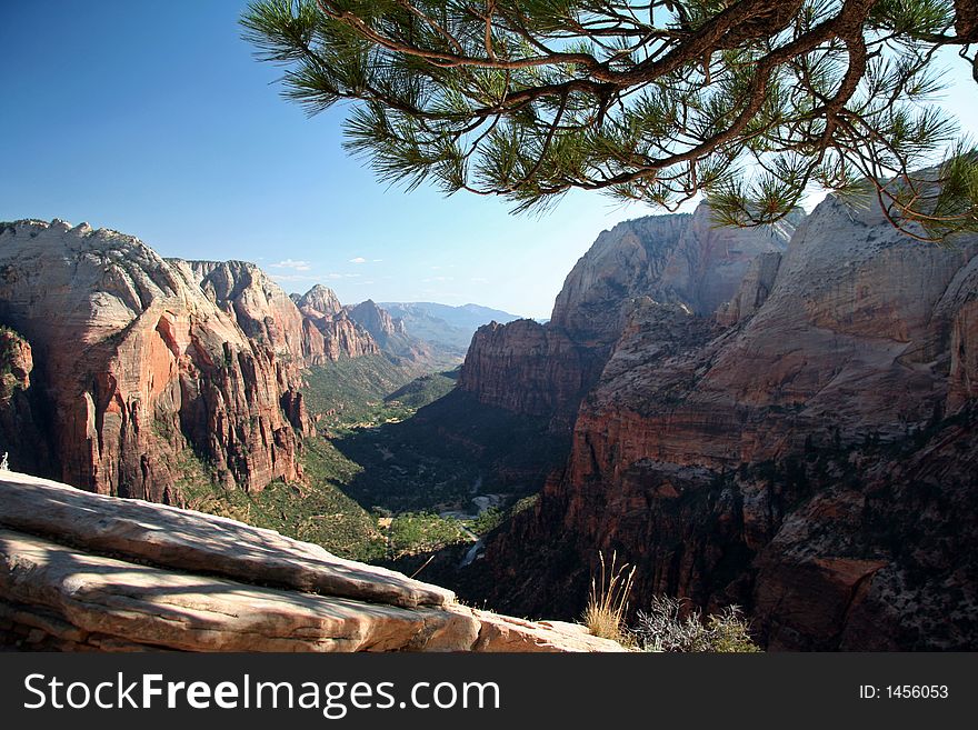 Zion Canyon National Park - Utah - USA. Zion Canyon National Park - Utah - USA