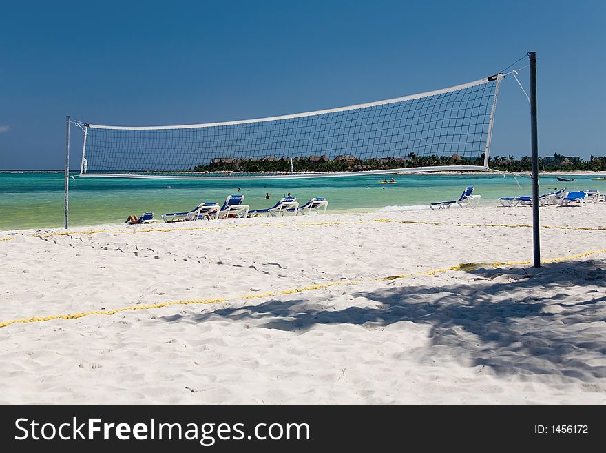 Mexico on beach net volleyball