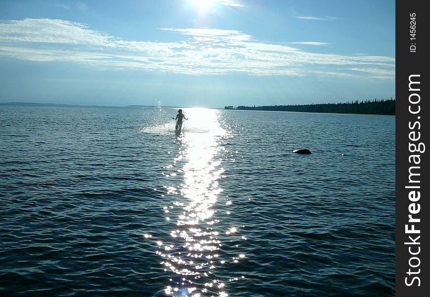 Running on the waves