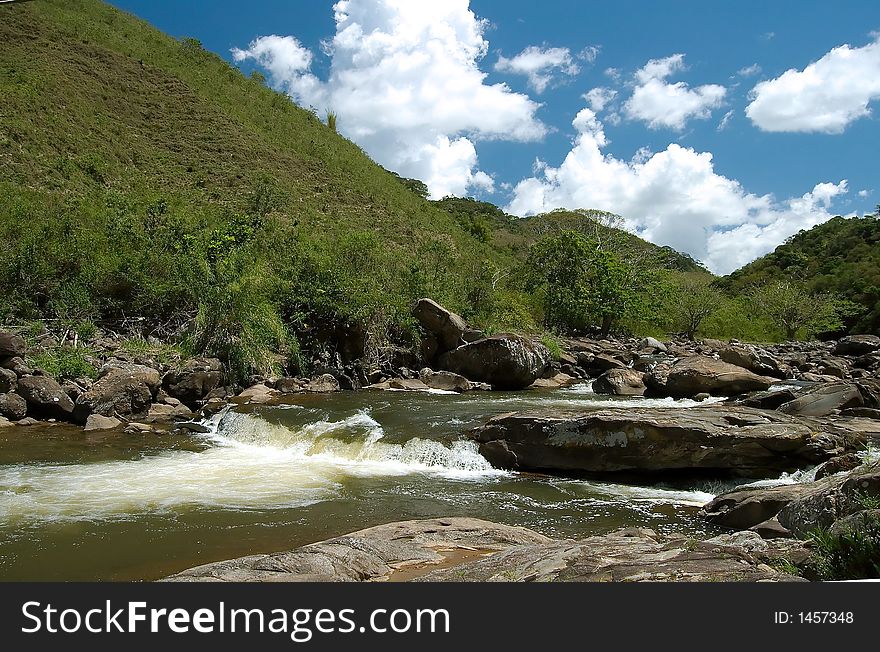 River located in Lumiar - Rio de Janeiro - Brazil. River located in Lumiar - Rio de Janeiro - Brazil