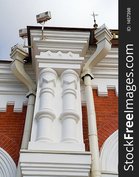 Building of old train station in Ekaterinburg (Fragment)