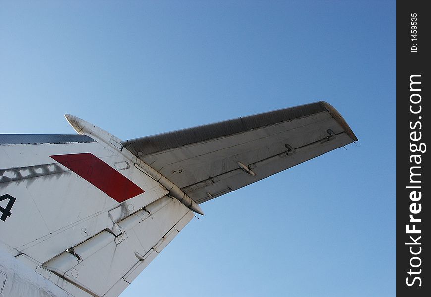 Tail of the plane (Tu - 154, Russia)