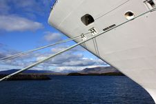 Cruise Ship Docked In Iceland Stock Photography Cruise Ship Docked In Iceland Stock Photography