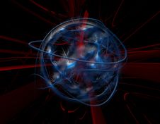 Abstract Blue Globe Stock Image Abstract Blue Globe Stock Image
