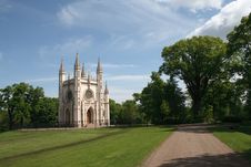 GOTHIC CHAPEL IN PETERHOF Royalty Free Stock Images GOTHIC CHAPEL IN PETERHOF Royalty Free Stock Images
