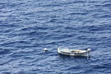 Fishing Boat At Anchor Stock Photography Fishing Boat At Anchor Stock Photography