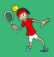 Tennis Player Royalty Free Stock Images Tennis Player Royalty Free Stock Images