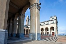 Shrine Of Nostra Signora Della Guardia Stock Photo Shrine Of Nostra Signora Della Guardia Stock Photo
