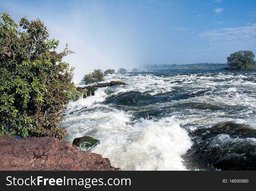 The Edge of Victoria Falls