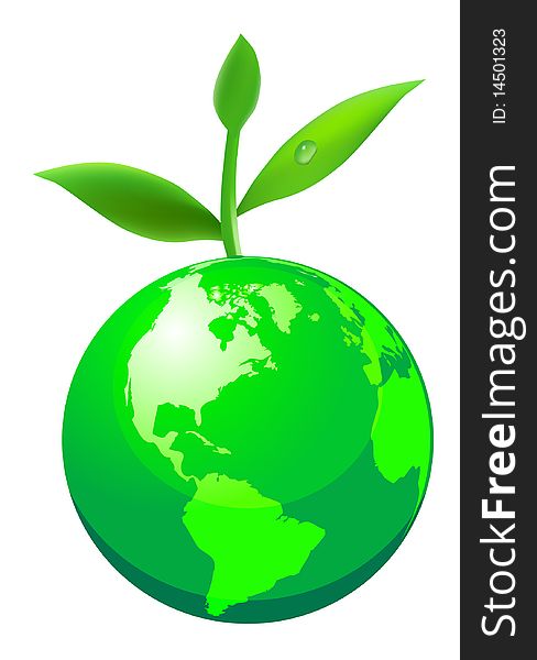 Green globe