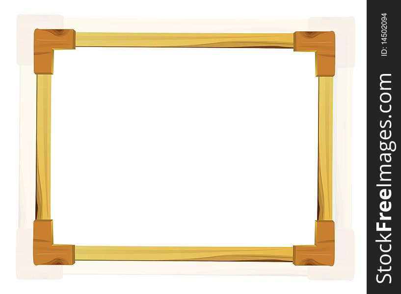 Illustreasion is a Vintage picture frame, gold plated, white background,. Illustreasion is a Vintage picture frame, gold plated, white background,